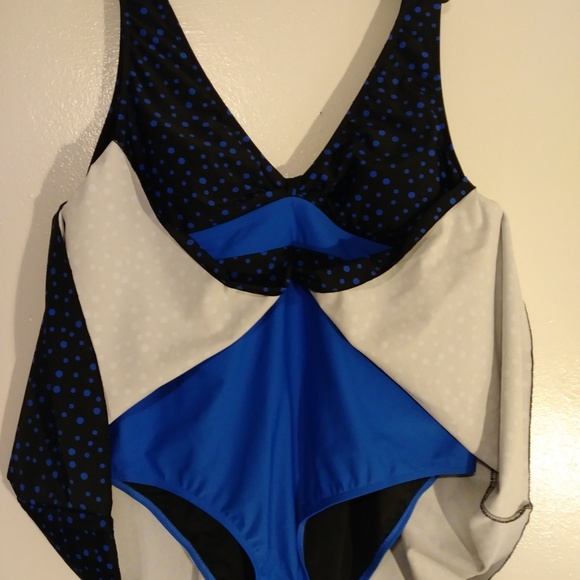 Tropical Escape swimwear bathing suit size 20W - Picture 2 of 4